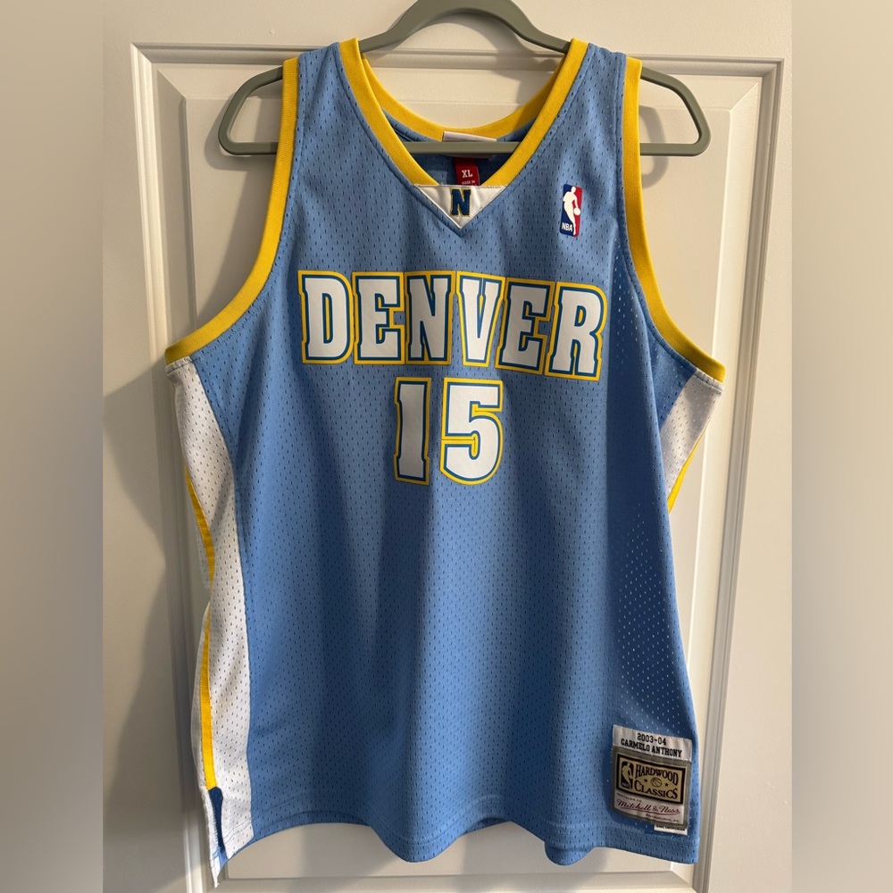 Mitchell & Ness Carmelo Anthony Throwback Nuggets Jersey XL
